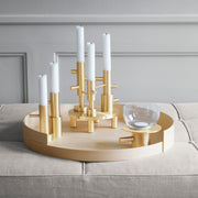 Fritz Hansen Svícen Candleholder, Small #1, Brass - DESIGNSPOT