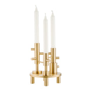 Fritz Hansen Svícen Candleholder, Large, Brass - DESIGNSPOT