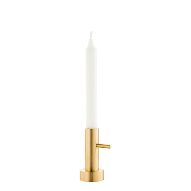 Fritz Hansen Svícen Candleholder, Small #1, Brass - DESIGNSPOT