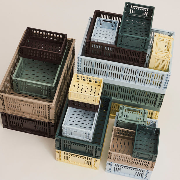 HAY Úložný box Colour Crate, Large Square, Bordeaux - DESIGNSPOT