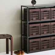 HAY Úložný box Colour Crate, Cube, Grey - DESIGNSPOT