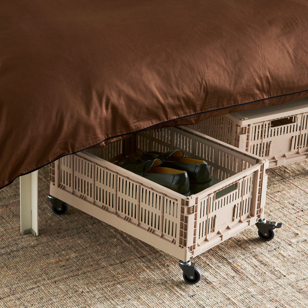 HAY Úložný box Colour Crate, Medium, Grey - DESIGNSPOT