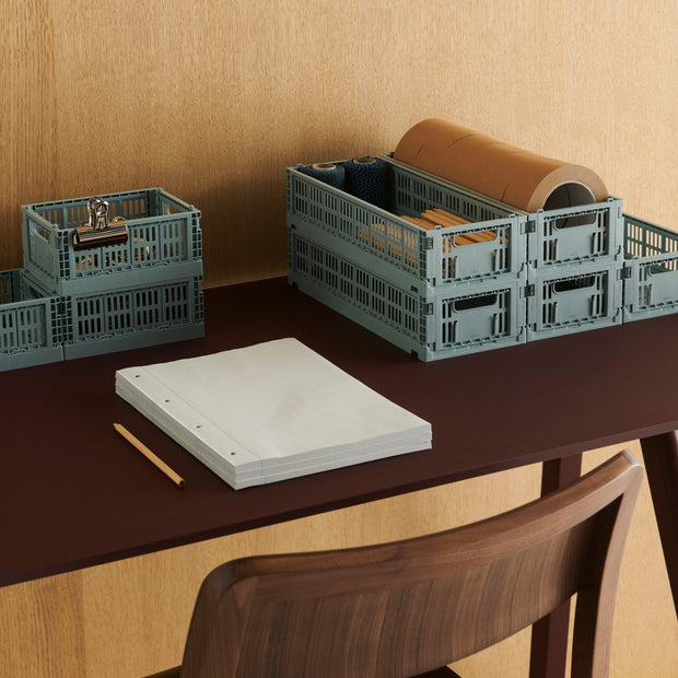 HAY Úložné boxy Colour Crate, Mini, 2 kusy, Dark Green - DESIGNSPOT