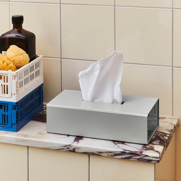 HAY Úložné boxy Colour Crate, Mini, 2 kusy, Blush - DESIGNSPOT