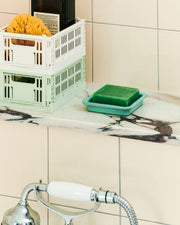 HAY Úložné boxy Colour Crate, Mini, 2 kusy, Dark Mint - DESIGNSPOT