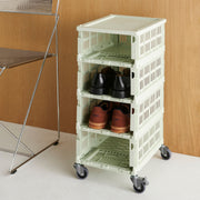 HAY Úložný box Colour Crate, Mini Oblong, Off-White - DESIGNSPOT