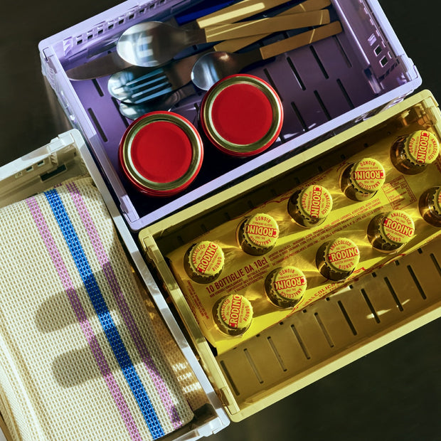 HAY Úložný box Colour Crate, Medium, Mint - DESIGNSPOT