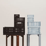 HAY Úložný box Colour Crate, Large Square, Grey - DESIGNSPOT
