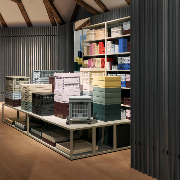 HAY Úložný box Colour Crate, Small, Sky Blue - DESIGNSPOT