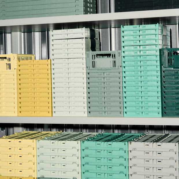 HAY Úložný box Colour Crate, Small, Sky Blue - DESIGNSPOT