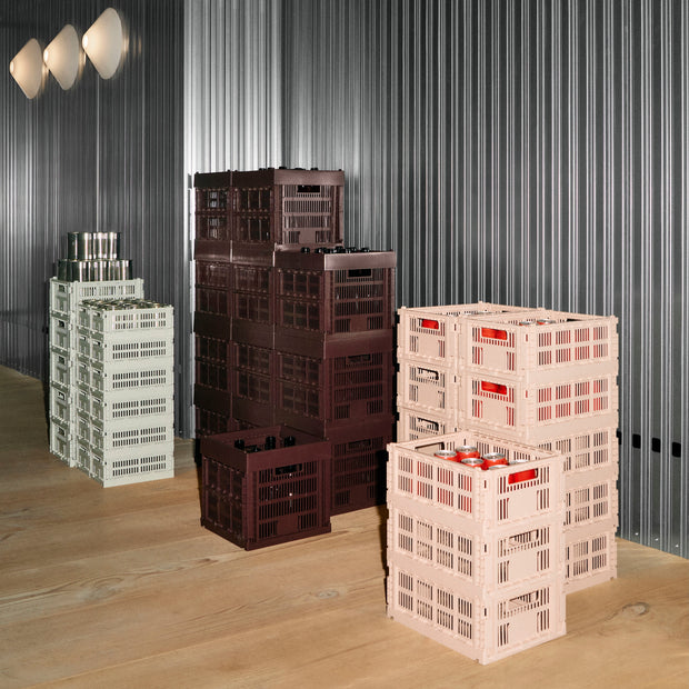 HAY Víko boxu Colour Crate, Plastic, Medium - DESIGNSPOT