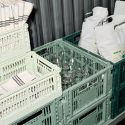 HAY Úložný box Colour Crate, Large Square, Grey - DESIGNSPOT