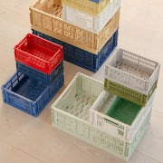 HAY Úložné boxy Colour Crate, Mini, 2 kusy, Electric Blue - DESIGNSPOT