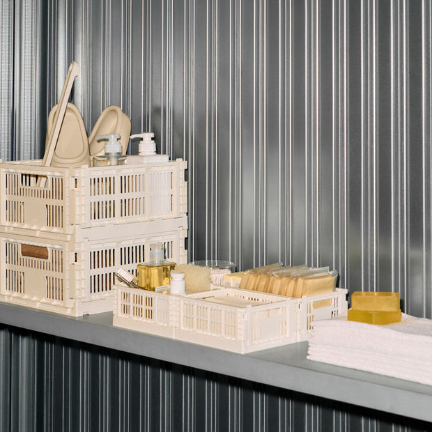 HAY Úložný box Colour Crate, Mini Oblong, Powder - DESIGNSPOT