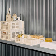 HAY Úložné boxy Colour Crate, Mini, 2 kusy, Light Yellow - DESIGNSPOT