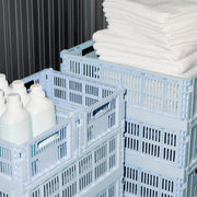 HAY Úložný box Colour Crate, Large, Soft Blue - DESIGNSPOT