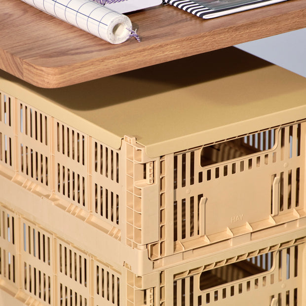 HAY Víko boxu Colour Crate, Metal, Large - DESIGNSPOT