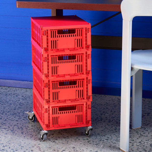 HAY Víko boxu Colour Crate, Metal, Large - DESIGNSPOT