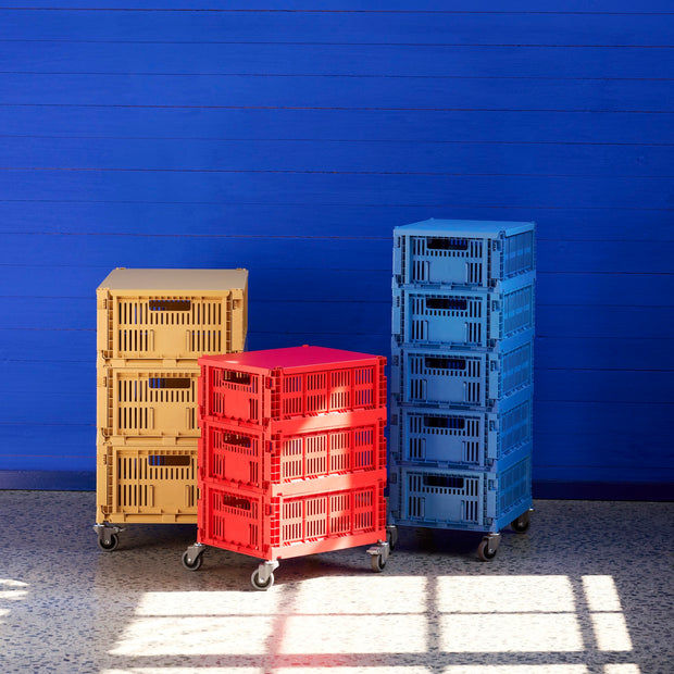 HAY Víko boxu Colour Crate, Metal, Large - DESIGNSPOT