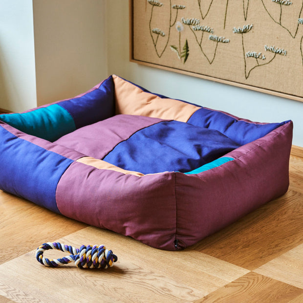 HAY Psí pelíšek L, Burgundy / Green - DESIGNSPOT
