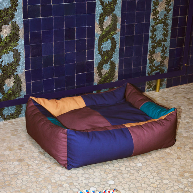 HAY Psí pelíšek L, Burgundy / Green - DESIGNSPOT