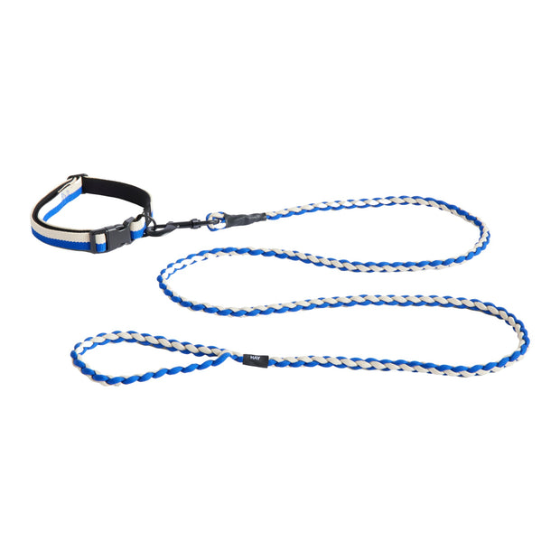 HAY Vodítko Braided, Blue / Off-white - DESIGNSPOT