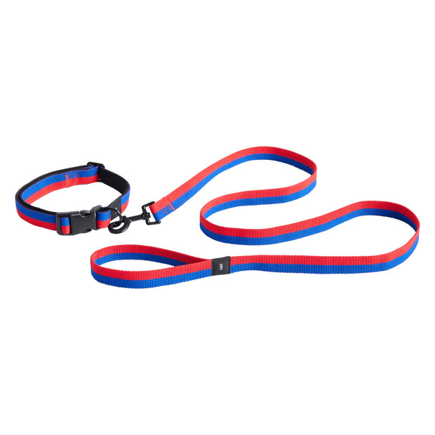 HAY Obojek Flat M/L, Red / Blue - DESIGNSPOT