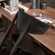 ferm LIVING Jídelní židle Herman Wood, Black - DESIGNSPOT