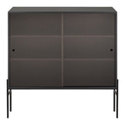 Northern Skříňka Hifive Glass Cabinet, Black Oak - DESIGNSPOT
