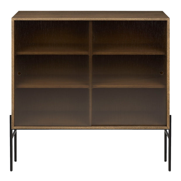 Northern Skříňka Hifive Glass Cabinet, Smoked Oak - DESIGNSPOT