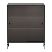Northern Skříňka Hifive Glass Cabinet, Black Oak - DESIGNSPOT
