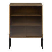 Northern Skříňka Hifive Glass Cabinet, Smoked Oak - DESIGNSPOT
