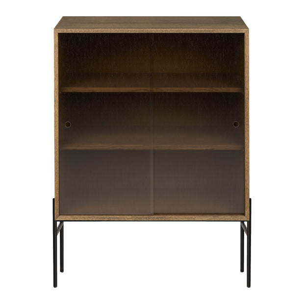 Northern Skříňka Hifive Glass Cabinet, Smoked Oak - DESIGNSPOT