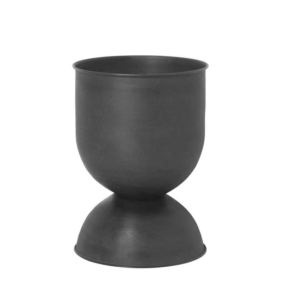 Kvetináč Hourglass, S, Black