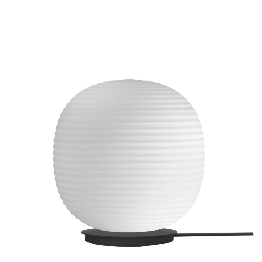 Stolná lampa Lantern, Small, Black / White Opal