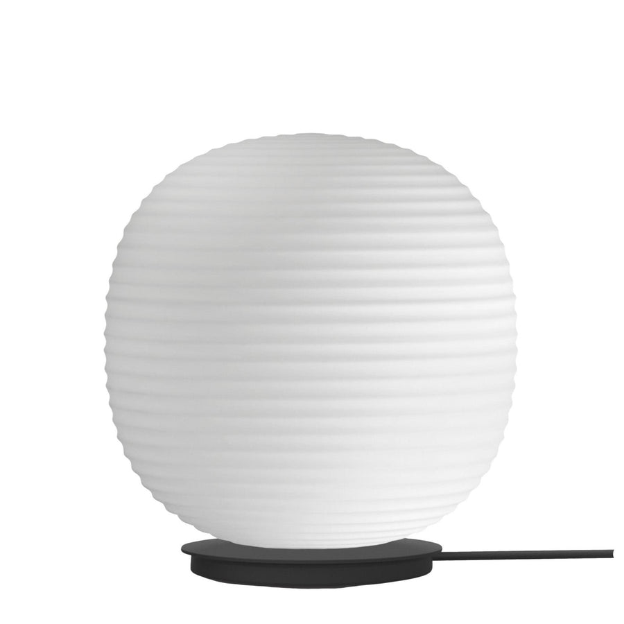 Stolná lampa Lantern, Medium, Black / White Opal