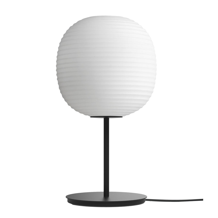 Stolná lampa Lantern, Medium, Black / White Opal