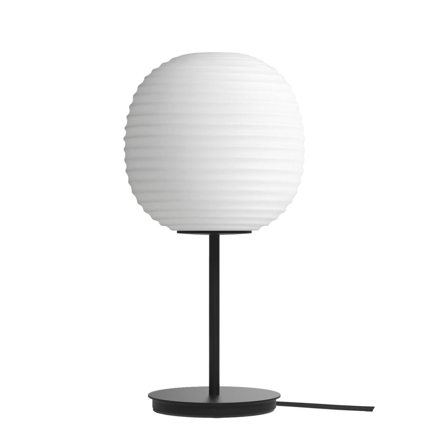 Stolná lampa Lantern, Small, Black / White Opal