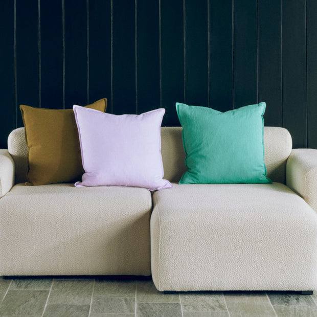 HAY Polštář Linen, 60, Light Blue - DESIGNSPOT