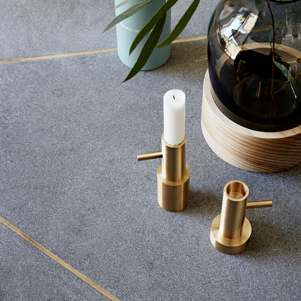 Fritz Hansen Svícen Candleholder, Small #2, Brass - DESIGNSPOT
