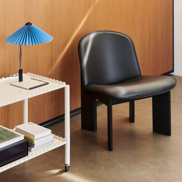HAY Stolní lampa Matin 300, Mirror Base, Placid Blue - DESIGNSPOT