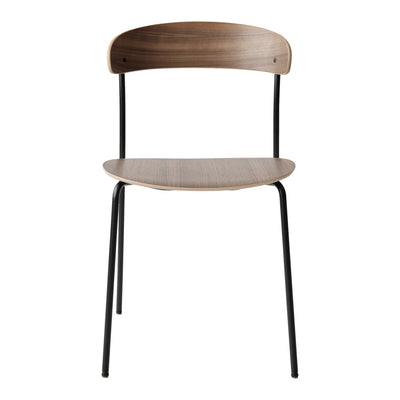 New Works Židle Missing, Walnut / Black - DESIGNSPOT