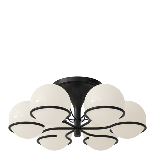 Astep Stropní svítidlo Model 2042 / 6, Black - DESIGNSPOT