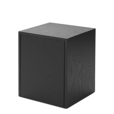 New Works Noční stolek Mass, Drawer, Black Oak - DESIGNSPOT