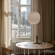 New Works Závěsné svítidlo Lantern, Small, White Opal - DESIGNSPOT