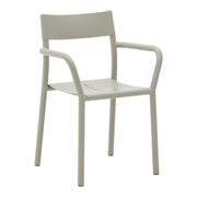 New Works Jídelní židle s područkami May, Light Grey - DESIGNSPOT