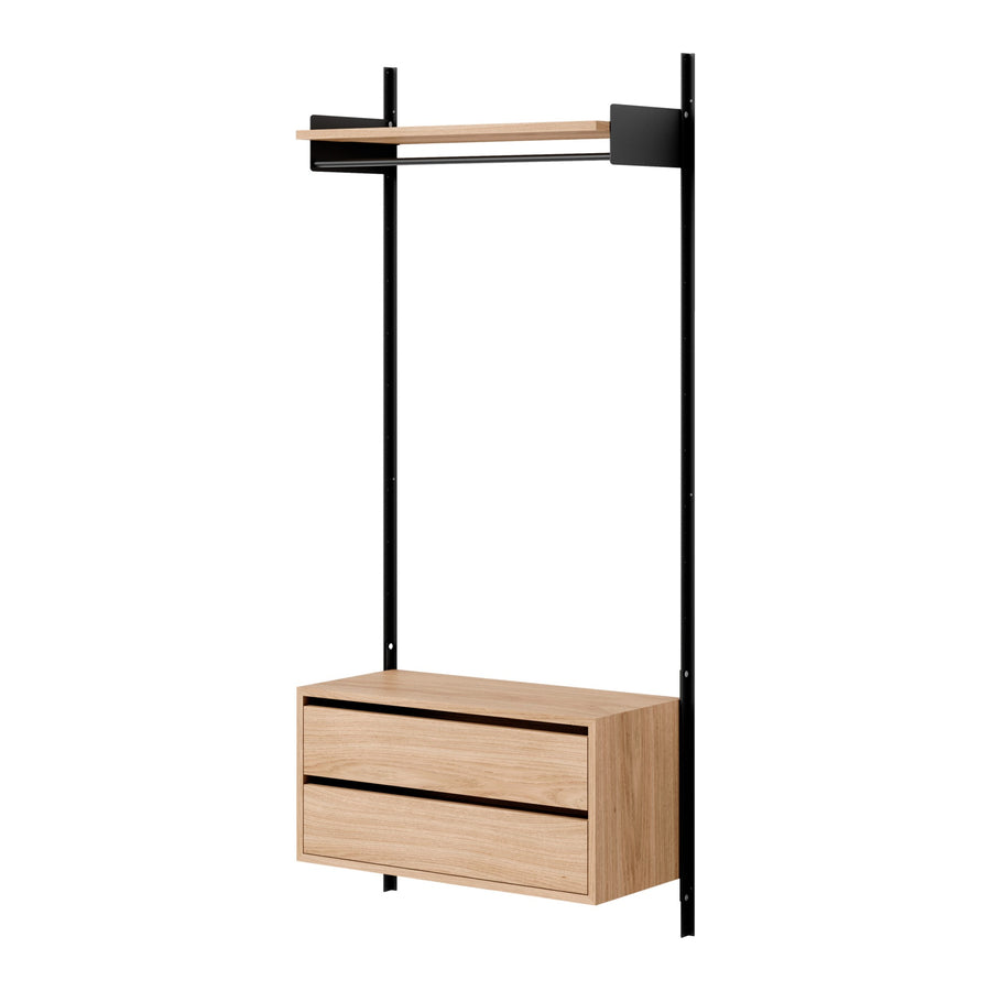 Policová zostava Wardrobe Cabinet w. Drawers