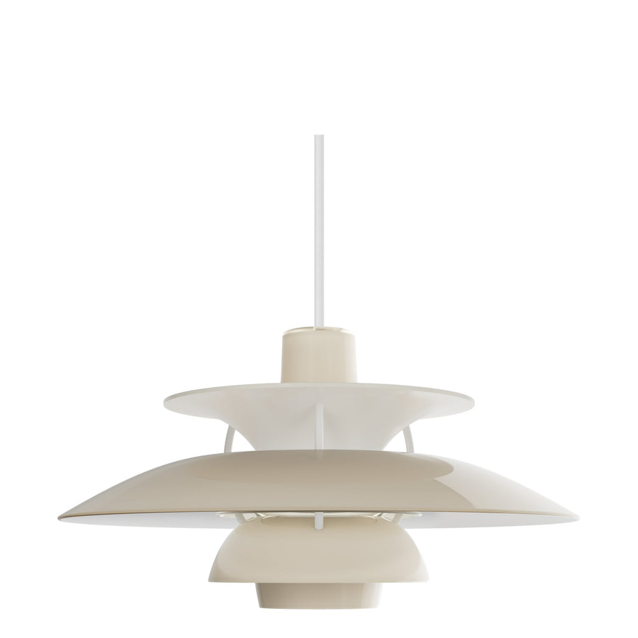 Závesná lampa PH 5, Opal beige