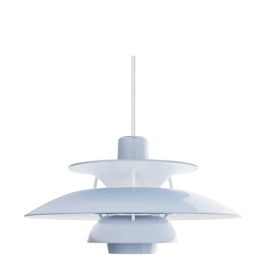 Závesná lampa PH 5, Opal pale blue