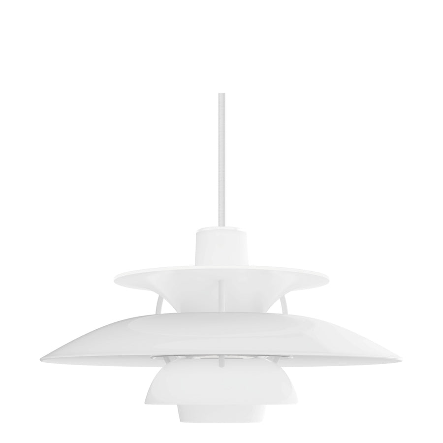 Závesná lampa PH 5, Opal white